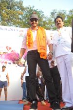 Shreyas Talpade at Little Hearts Marathon 2015 in Mumbai on 11th Feb 2015